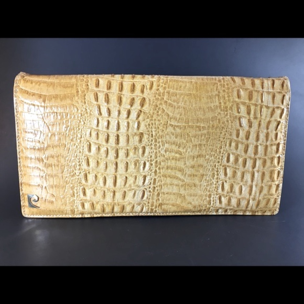 🚨RARE🚨 Vintage 🔥Pierre Cardin🔥 GENUINE Crocodile Clutch Purse